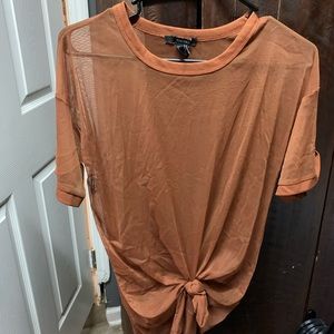 Mesh Tan Top